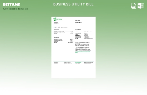 Обединетото Кралство Ovo Energy деловна сметка за комунални услуги