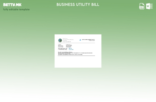 САД Илиноис Чикаго, вода, канализација, ѓубре, даночна деловна сметка за комунал