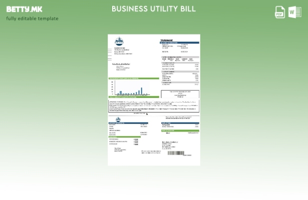 Сметка за комунални услуги за вода во САД Ајдахо Боис Градот на дрвјата