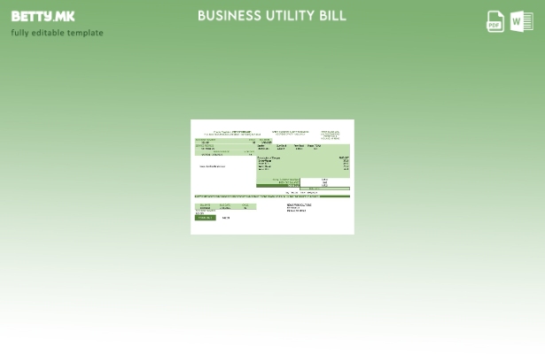 Сметка за комунални услуги за деловна вода во САД Мичиген