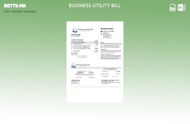 Сметката за комунални услуги за електрична енергија во САД Монтана Мисула Електр