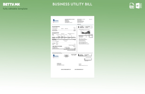 Соединетите Американски Држави Калифорнија SoCal Gas деловна сметка за комунални
