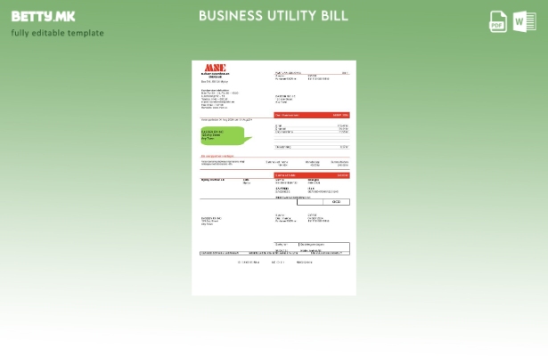 Шведска Mjölby Kraftnat AB деловна сметка за комунални услуги