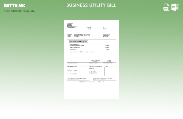 Шведска NVSH Energi деловна сметка за комунални услуги