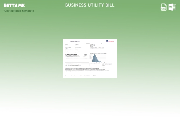модерен стил Србија за електрична енергија доказ за адреса шаблон за деловна сме