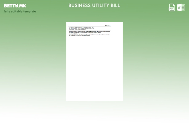 модерен стил на Sainsbury Energy (British Gas) деловна сметка за комунални усл 2