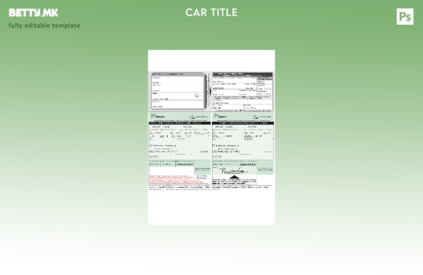 Шаблон за наслов на автомобил во модерен стил во Канада Онтарио