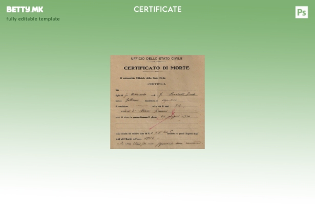 Модерен стил Италија Регистар на граѓанска канцеларија шаблон за Австралија за с