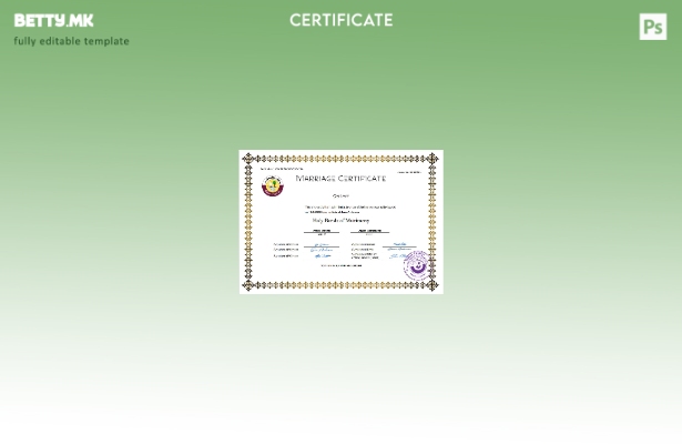 Модерен стил Катар венчаница Шаблон Word и PDF шаблон