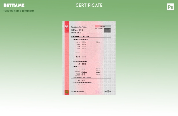 Модерен стил Полска шаблон за венчавка PSD