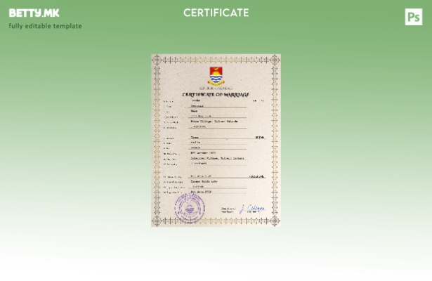 Модерен стил на Кирибати шаблон PSD шаблон за венчавка