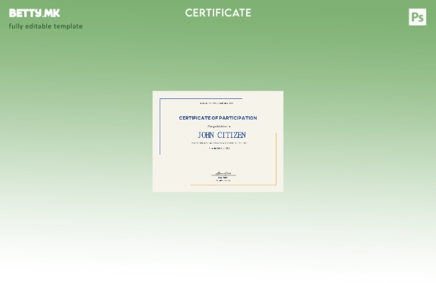 Модерен стил на САД за талент шоу Шаблон за сертификат за учество