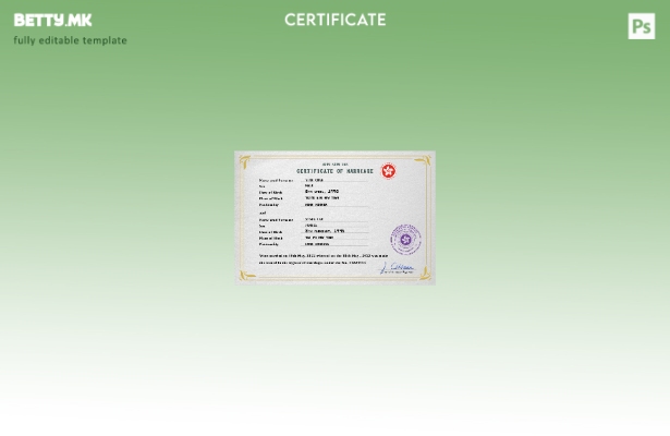 Модерен стил шаблон за PSD шаблон за американски за брак во Хонг Конг