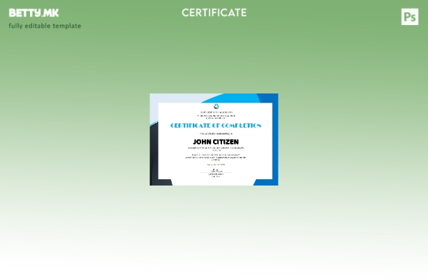 Модерен стил, шаблон за сертификат за стажирање за човечки ресурси во САД