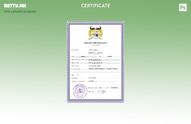 модерен стил Бенин од витално значење за умрениот шаблон PSD шаблон