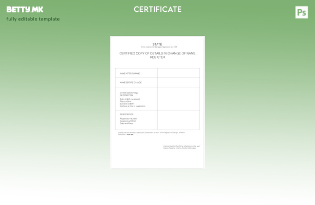 модерен стил Заверена копија на детали за шаблон за промена на посебните имиња