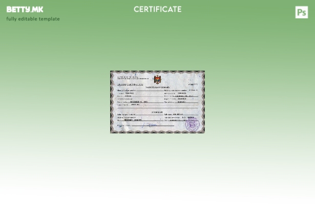 модерен стил Молдавија од витално значење запис за смртен шаблон PSD шаблон