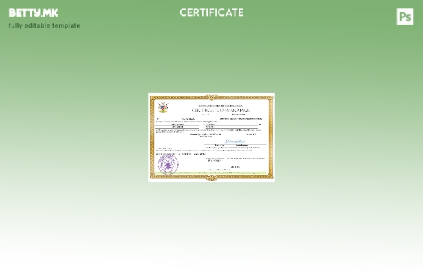 модерен стил Намибија брачен лист Шаблон за Word и PDF