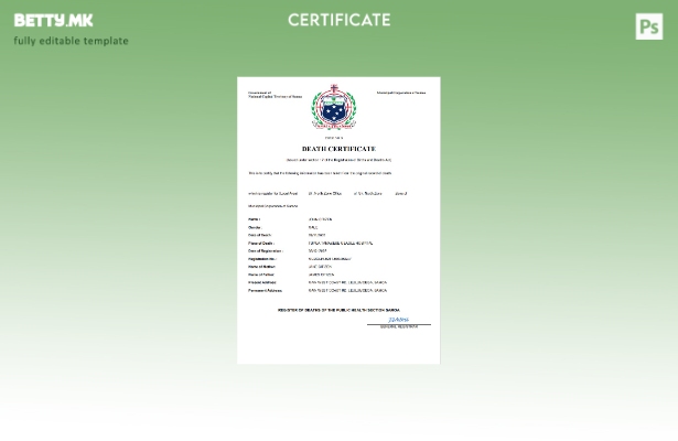 модерен стил Самоа шаблон за шаблон Word и PDF
