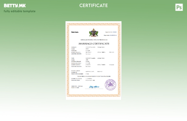 модерен стил Света Луција венчаница Шаблон Word и PDF шаблон