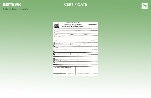 модерен стил Сингапур Регистрација на родени и умрени извод од матичната книга н