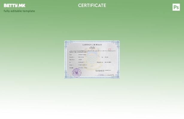 модерен стил Тувалу витален рекорд за смртен шаблон PSD шаблон