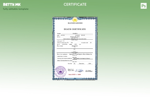 модерен стил на Бангладеш, шаблон за шаблон за ПСД од тајландски за смрт од вита