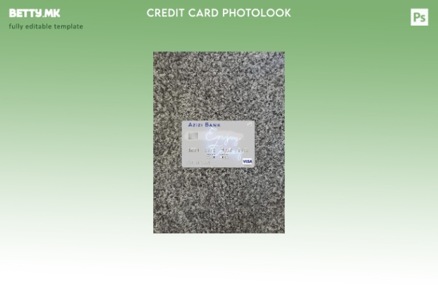 Модерен стил Авганистан Азизи банка виза картичка photolook пред шаблон