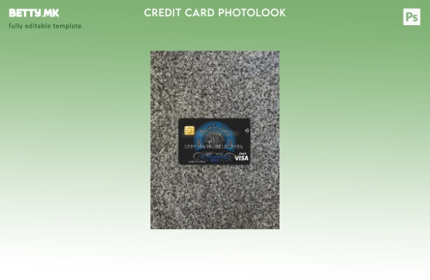 Модерен стил Авганистан Да банкарски виза картичка пред шаблон