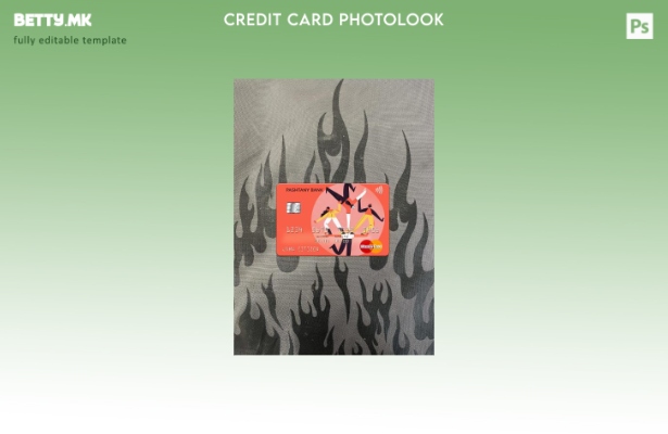 Модерен стил Авганистан Pashtany банка мастер картички photolook преден шаблон