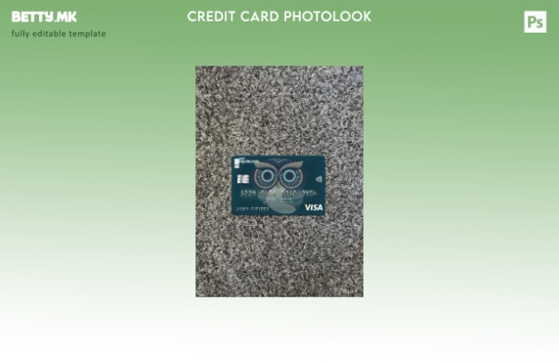 Модерен стил Аргентина Хипотекарио банкарски виза шаблон предниот шаблон