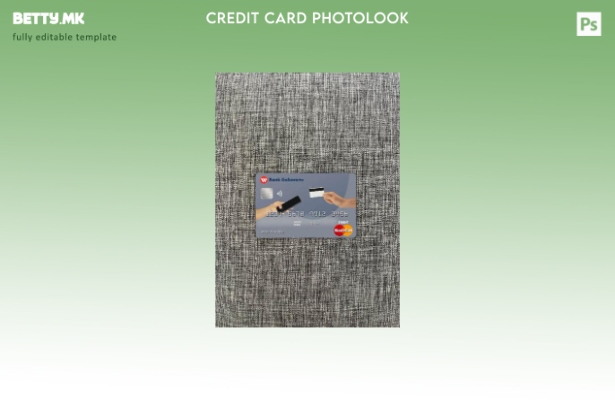 Модерен стил Боцвана банка Габороне мастер карта photolook предниот шаблон