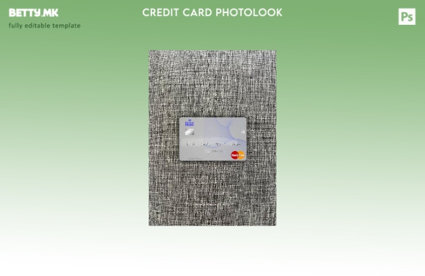 Модерен стил Ирска Банка на Ирска мастер карта photolook преден шаблон
