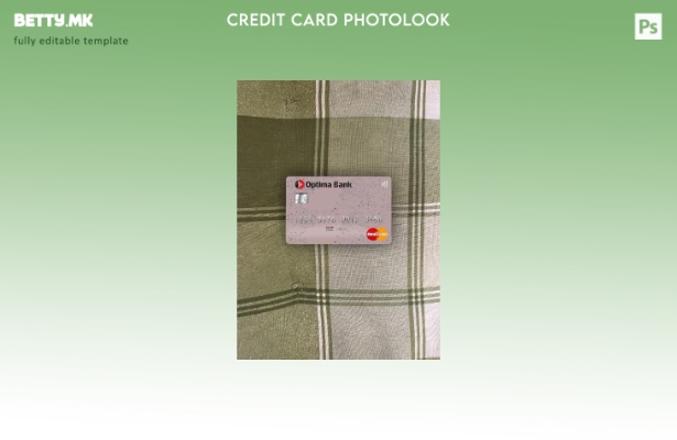 Модерен стил Киргистан Оптима банка мастер картички photolook преден шаблон