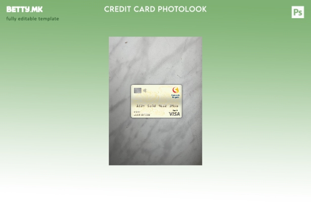 Модерен стил Колумбија Банко де Богота банка виза дебитна картичка photolook пре