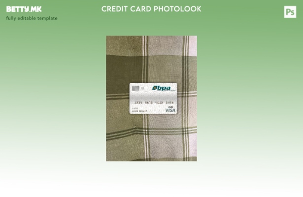 Модерен стил Куба Банко популарна де ахоро (bpa) банкарска виза дебитна картичка