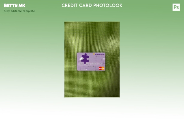 Модерен стил Либан Библос банка мастер карта photolook преден шаблон