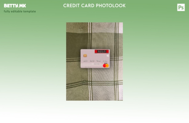 Модерен стил Перу Banco de Comercio mastercard photolook преден шаблон