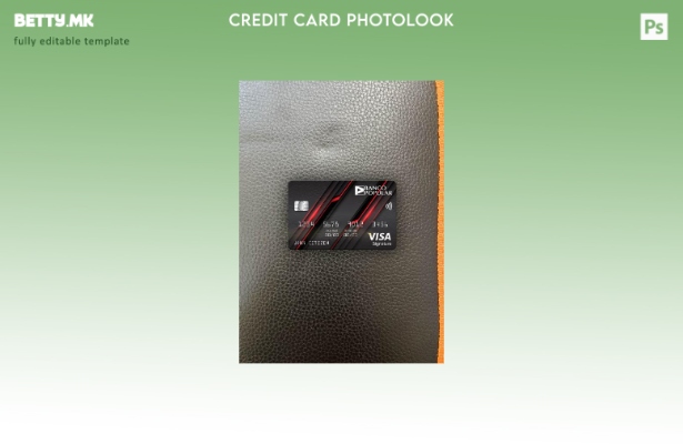 Модерен стил Португалија Banco Популарен шаблон за фотографски изглед на картичк