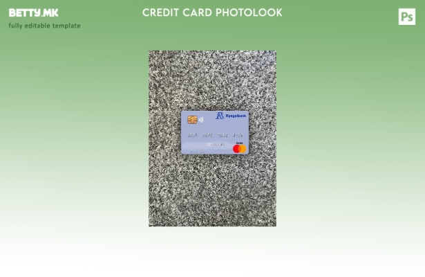 Модерен стил Туркменистан Rysgal JSCB мастер карта photolook преден шаблон