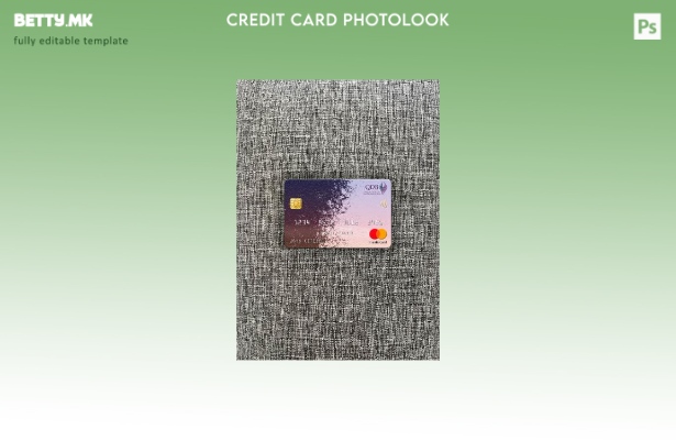 Модерен стил на предниот шаблон за мастер карта на Катар за развојна банка