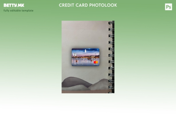 Модерен стил на предниот шаблон за мастер картички со фото изглед на Малта Ломба