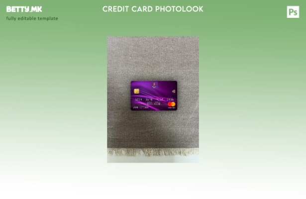 Модерен стил на предниот шаблон за мастер картички со фото изглед на Nigeria Pol