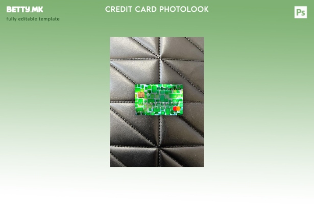 Модерен стил на предниот шаблон за мастеркардна картичка на банката наследство н