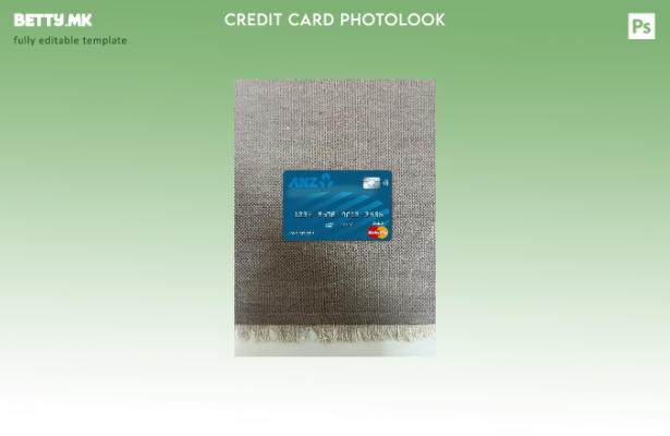 Модерен стил на предниот шаблон за фото изглед на мастер картичката Австралија A