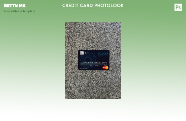 Модерен стил на предниот шаблон за фото изглед на мастер картички на Бенин Ecoba