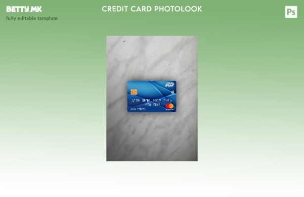 Модерен стил USA ADP Заработка банка Mastercard photolook преден шаблон