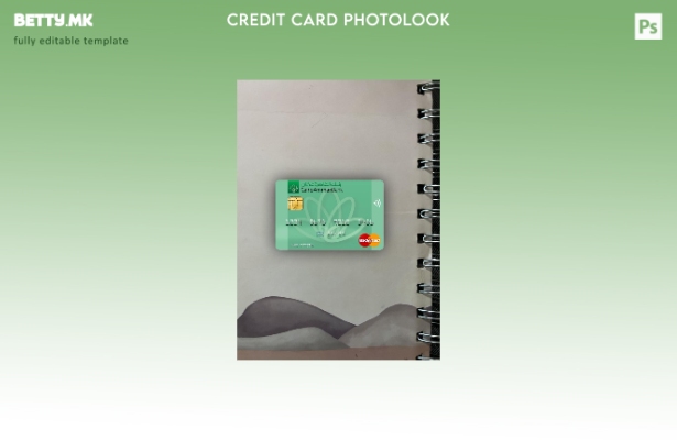 модерен стил Јордан Каиро Аман банка мастер картички фото изглед преден шаблон