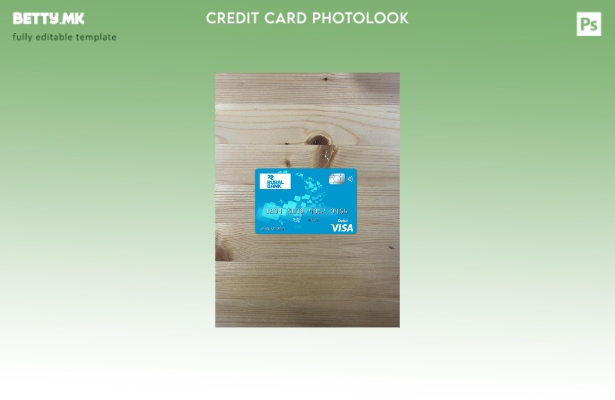 модерен стил Австралија Рурална банка виза картичка photolook пред шаблон