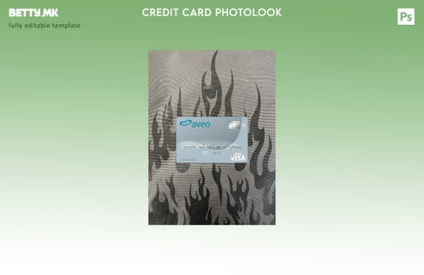 модерен стил Австралија Aveo банка виза картичка photolook пред шаблон